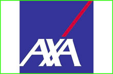 AXA's blue logo